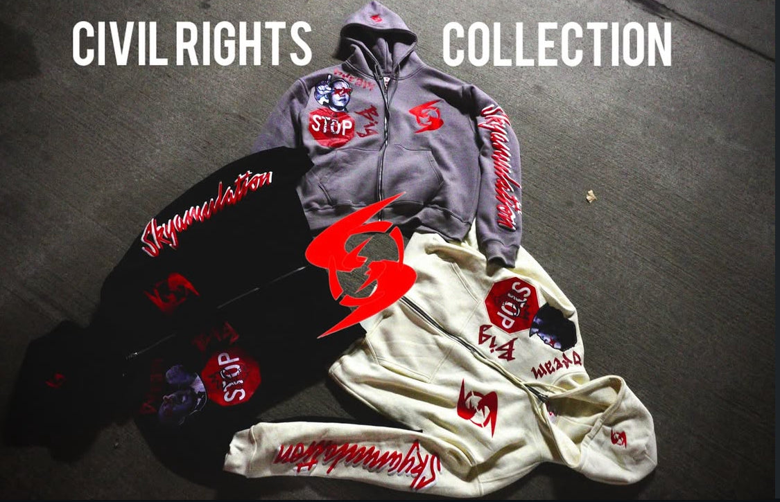 Civil rights collection zip-ups